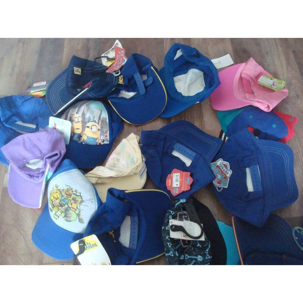 16HAT LOT DISNEY‎ MINIONS PAW PATROL BUNDLE CAP HAT 90S VINTAGE 00S Y2K M1